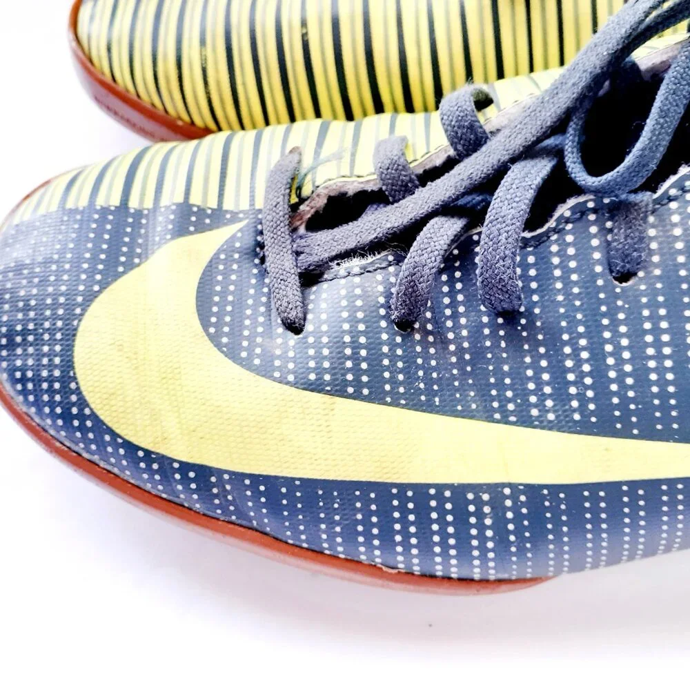 Nike Kids Shoes Mercurial Indoor Soccer Green 5 Youth